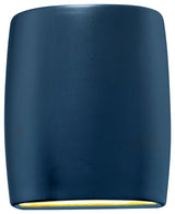 Ambiance Small Wide Cylinder Wall Sconce, Open Top & Bottom, Midnight Sky, LED