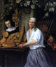 Jan Steen The Leiden Baner Arend Oosterwaert and His Wife Wall Decal