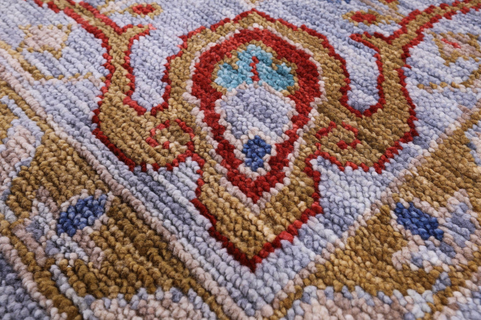 Persian Heriz Serapi Hand Knotted Wool Rug 9' 1" X 11' 11" - Q13052
