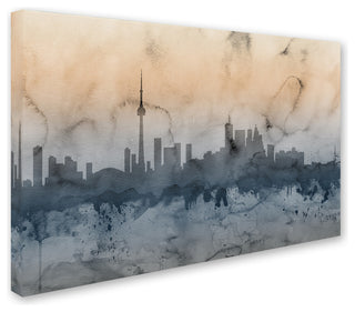 'Toronto, Canada Skyline' Canvas Art by Michael Tompsett