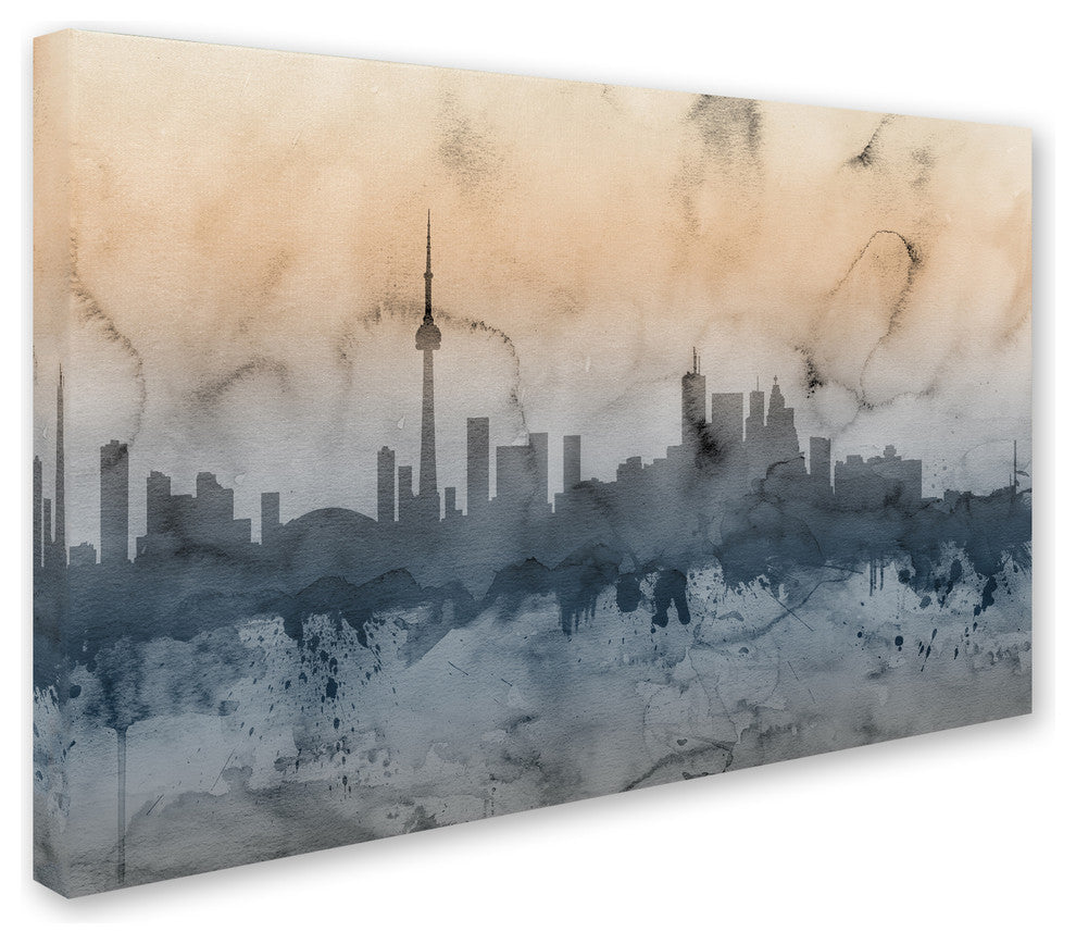 'Toronto, Canada Skyline' Canvas Art by Michael Tompsett