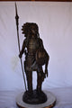 Indian Chief Made of Very Detailed Bronze Statue Size: 24"L x 18"W x 53"H.