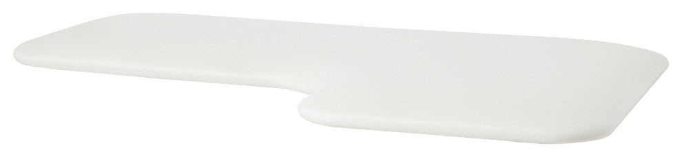 L-Shaped Replacement Cushion Shower Seat Top Only, 28", Left-Handed