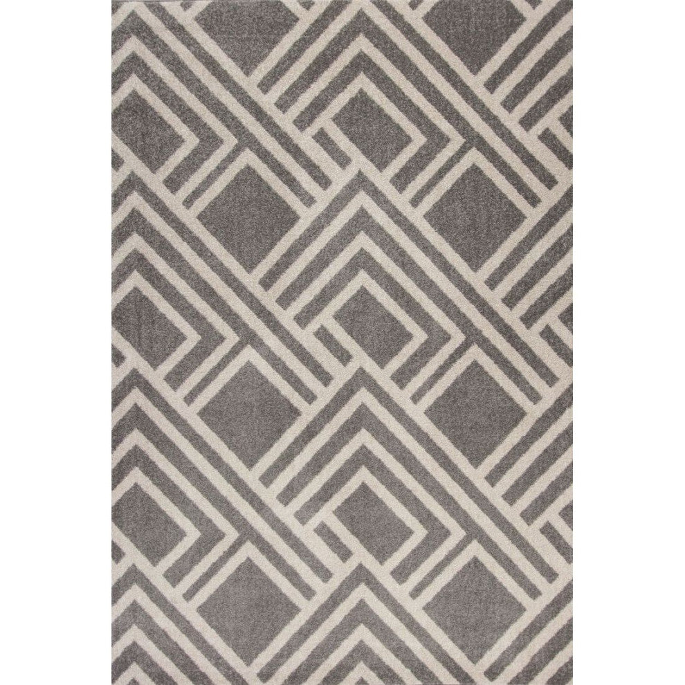 KAS Lucia 2764 Gray Modeme Area Rug, 5'3"x7'7"