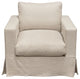 Savannah Slip-Cover Chair in Sand Natural Linen by Diamond Sofa