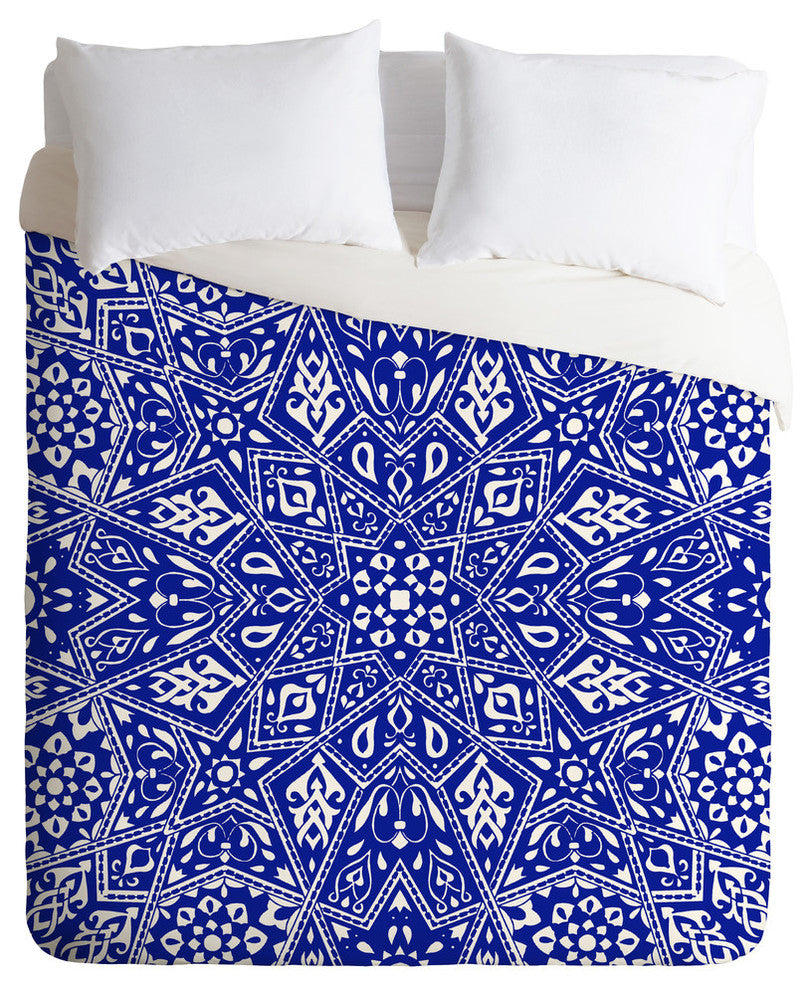 Deny Designs Aimee St Hill Amirah Blue Duvet Cover - Lightweight