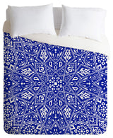 Deny Designs Aimee St Hill Amirah Blue Duvet Cover - Lightweight