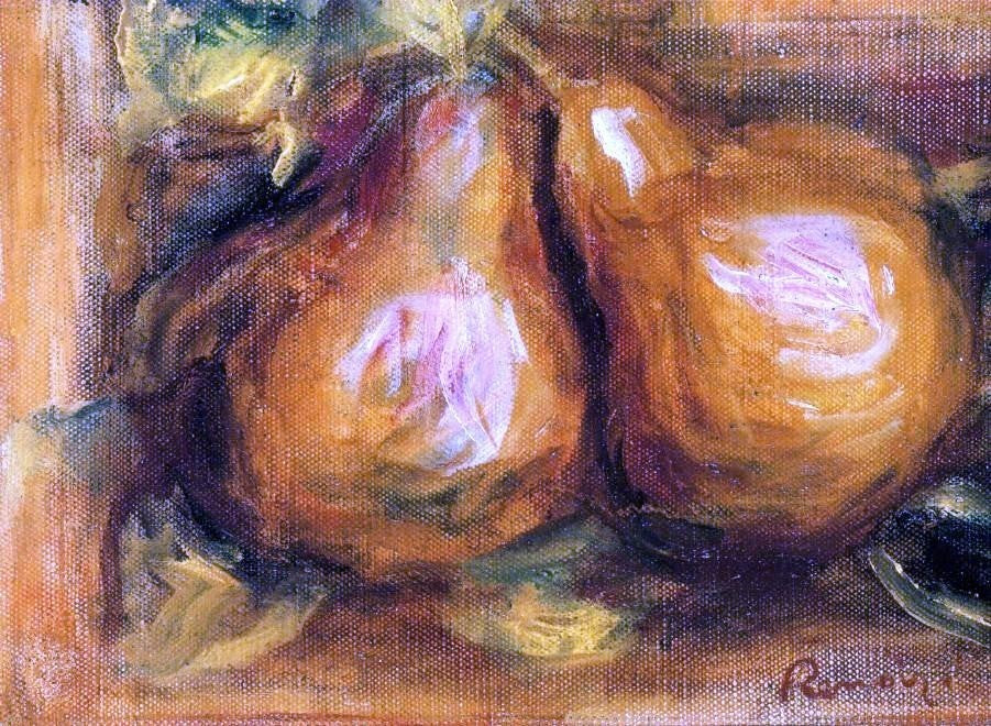 Pierre Auguste Renoir Pears, 21"x28" Wall Decal