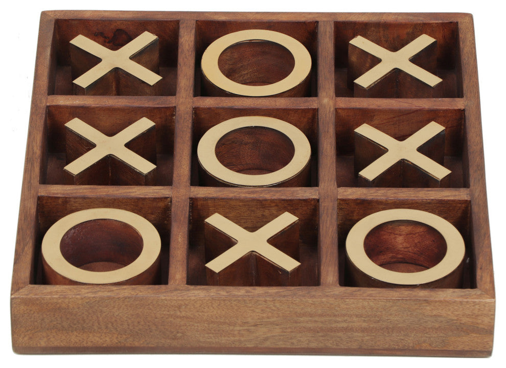 Tictac Decorative Tic-Tac-Toe 10X1.5X10