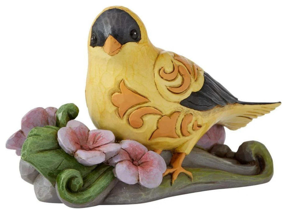 Golden Harmony - One Figurine 3.5 Inch, Resin - Goldfinch Dazzling 6010282