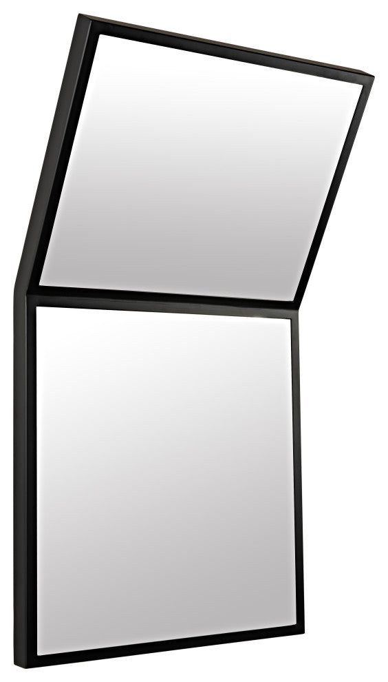 Lazo Mirror, Black Steel