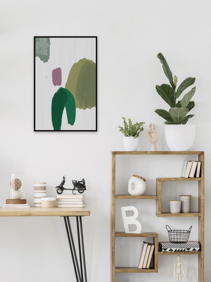 "Unique Magic" Floater Framed Painting Print on Canvas, 12x18