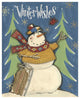 "Snowman Season I" Digital Paper Print by Anne Tavoletti, 24"x30"