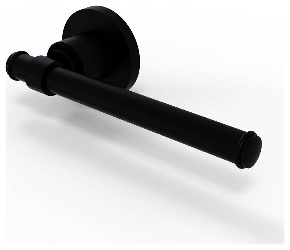 Washington Square Euro Style Toilet Tissue Holder, Matte Black
