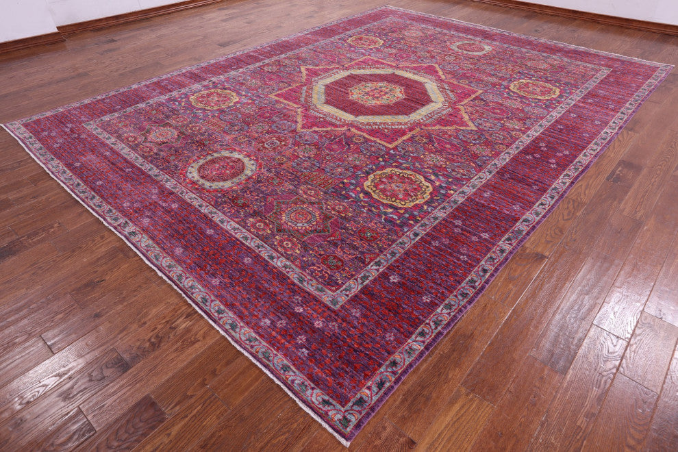Mamluk Handmade Wool Rug 9' 10" X 13' 4" - Q12667