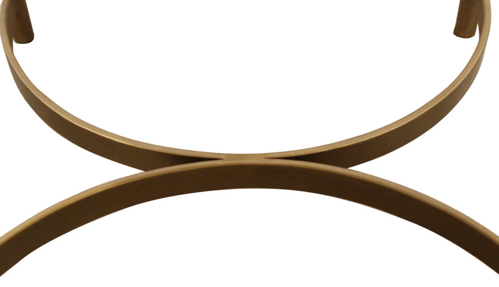 Honeyville Stool With Ivory Cushion Top
