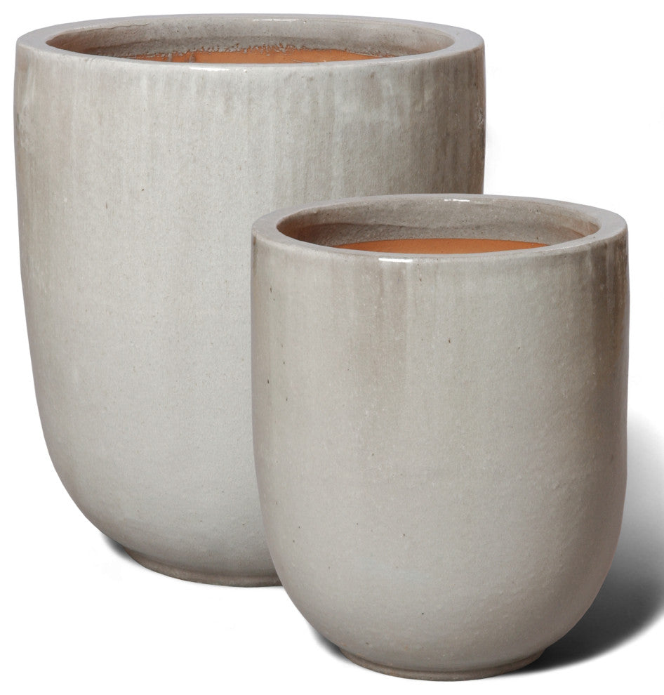 Manchester Round Pot, Gray