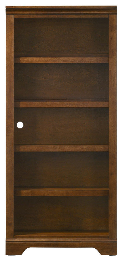 San Mateo RTA-72" Tall Bunching Bookcase With 5 Compartments, Tuscan