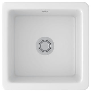 Shaws RC1818 Shaker 18-1/8" Undermount Single Basin Fireclay - White