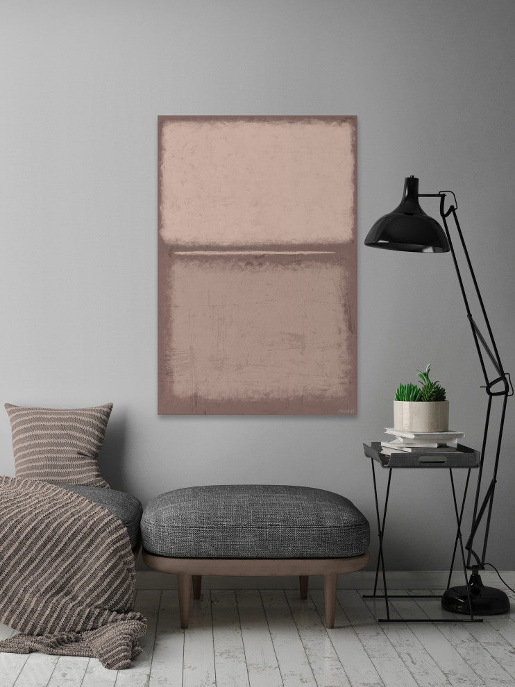 "We're Just Strangers" Painting Print on Wrapped Canvas, 20x30