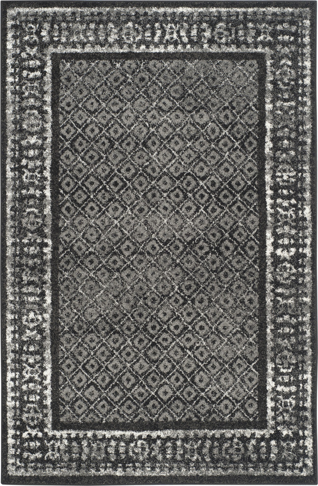 Safavieh Adirondack ADR110A 6' Square Charcoal Rug