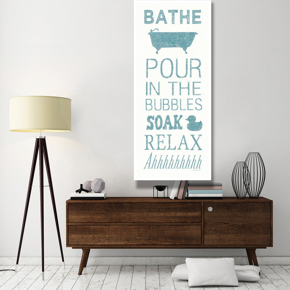 "Hand Towel Bath" Digital Paper Print by Sue Schlabach, 32"x77"