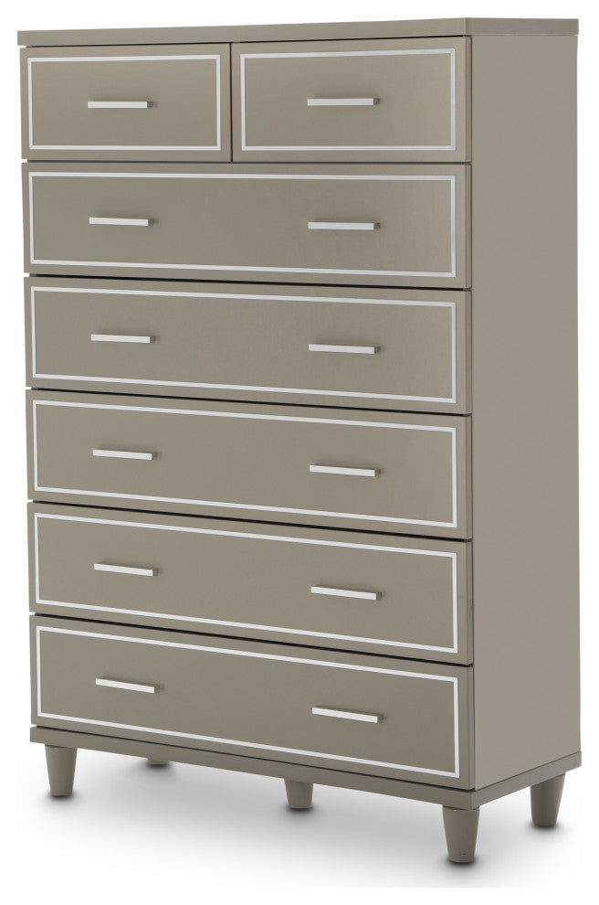 Urban Place 7-Drawer Chest, Dove Gray