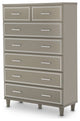 Urban Place 7-Drawer Chest, Dove Gray