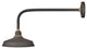 Hinkley Foundry 1-Light Outdoor Wall Mount Lantern, Museum Bronze