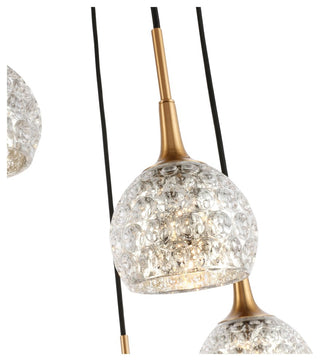 Woodbridge Lighting Bristol Cluster Pendant, Mercury Ball