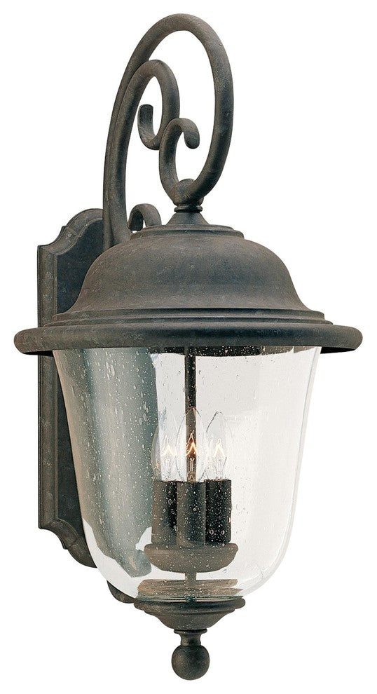 Generation Lighting Lighting 3-Light Outdoor Lantern, Oxidized Bronze