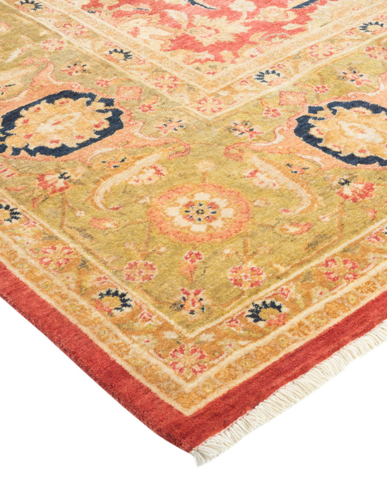 Mogul, One-of-a-Kind Hand-Knotted Area Rug Orange, 6'1"x9'3"