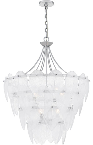 Quoizel QP6766 Lilestone 7 Light 28"W Waterfall Chandelier - Gold Leaf