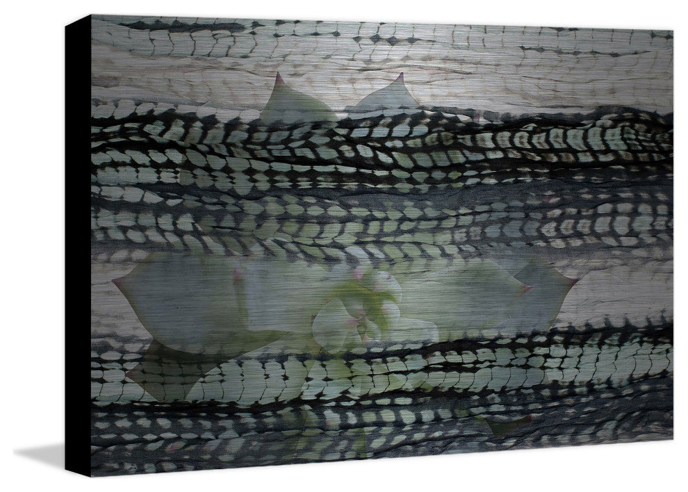 "Blending" UV Ink Print on Brushed Aluminum, 60"x40"