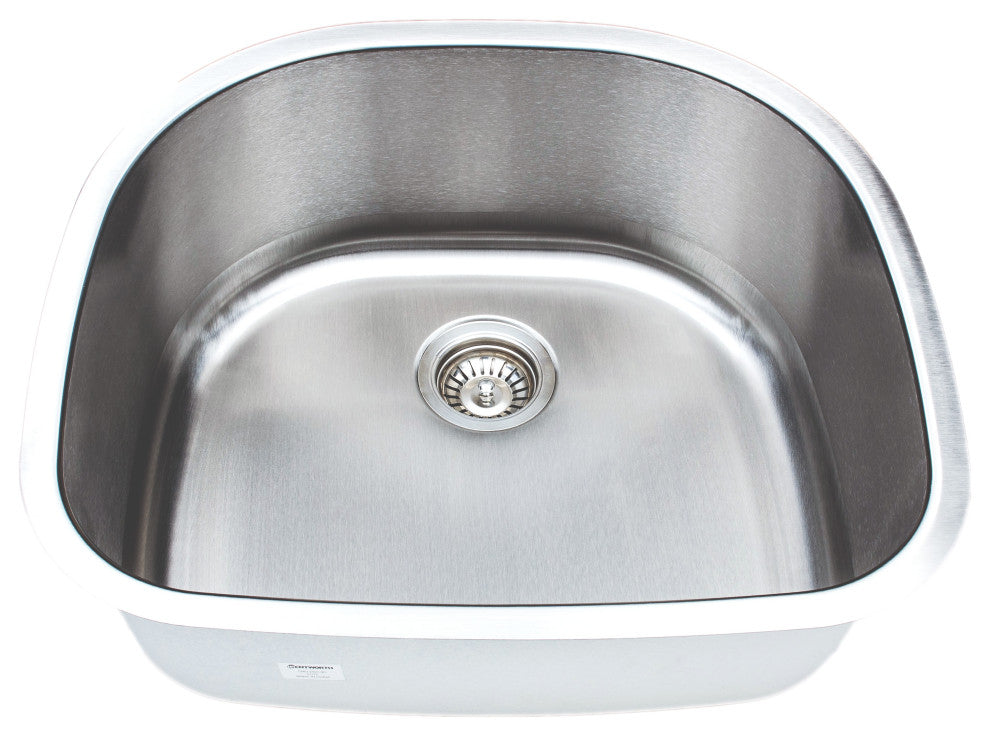 Wells Sinkware 16G D-shaped Bowl Sink