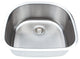 Wells Sinkware 16G D-shaped Bowl Sink