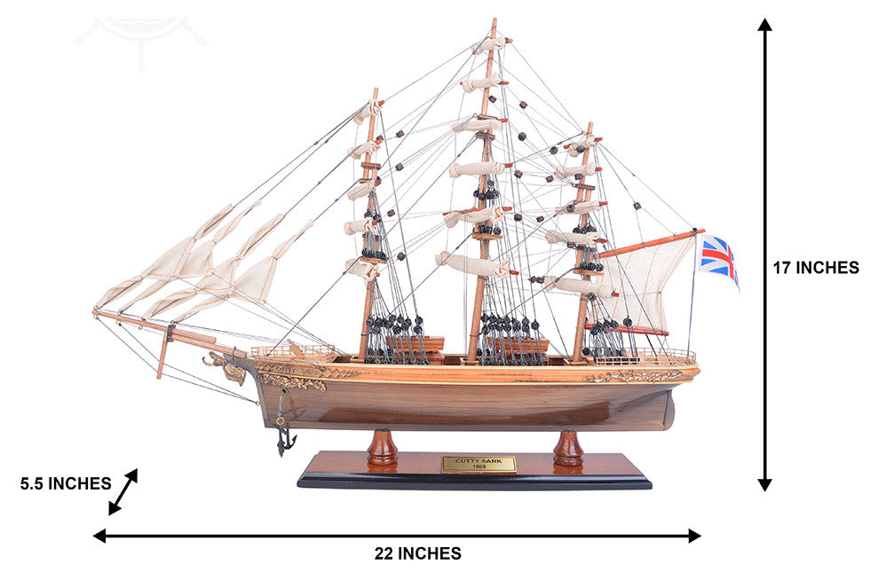 Cutty Sark Small Museum-quality Fully Assembled Wooden Model Ship