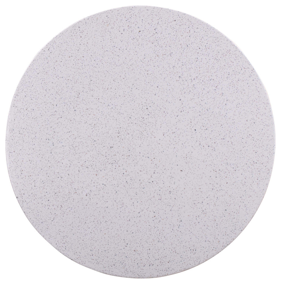 Terrazzo Light Speckled Coffee Table - Grey