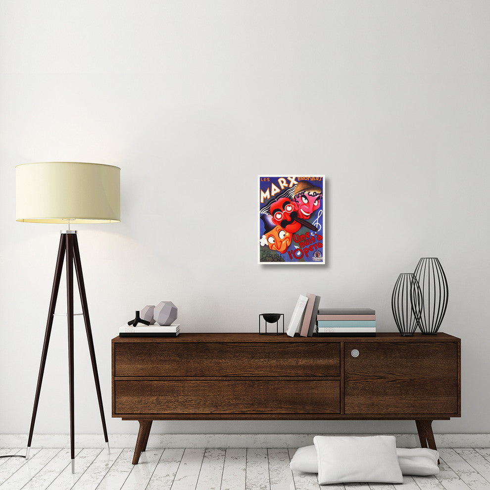 "Marx Brothers - French - A Night at the Opera 01" Canvas Giclee, 17"x22"