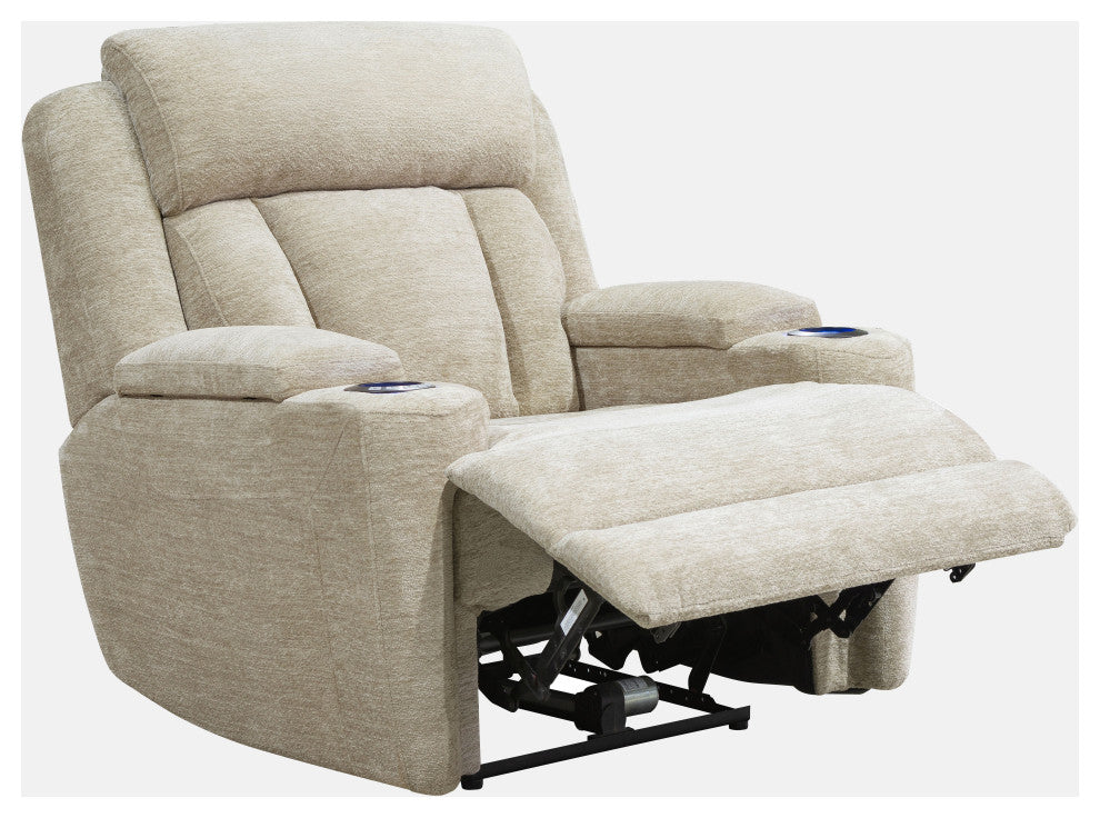 Dalton Power Reclining Sofa Loveseat and Recliner, Lucky Fawn