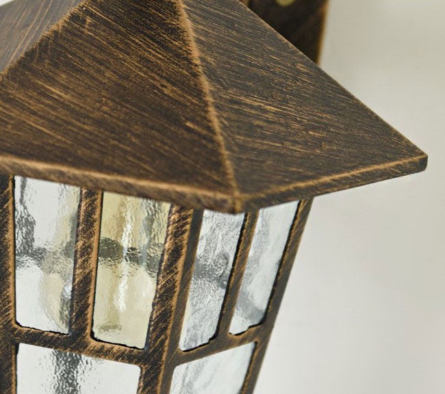 Modern Outdoor Loft Wall Lamp for Courtyard, Porch, Balcony, Bronze