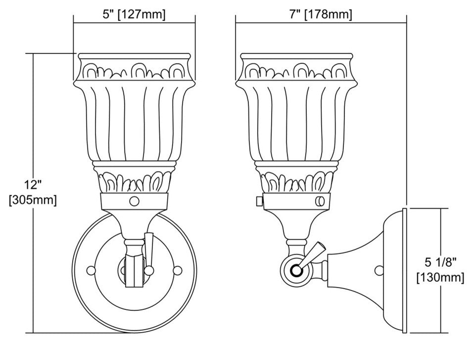 ELK Lighting Quinton Parlor 1-Light LED Sconce