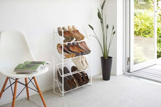 Frame Slim Shoe Rack, White