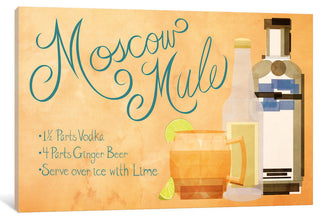 "How to Create a Moscow Mule" Print by 5by5collective, 26"x18"x1.5"