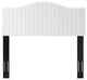 Headboard, King Size, Velvet, White, Modern Contemporary, Bedroom Master Suite