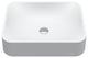 Karran Sea Crest SQS200 Quartz 22" Bathroom Vessel Sink, White
