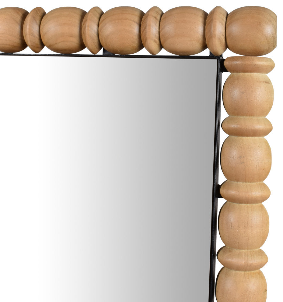 Aubrey Mirror, Natural, 29" W x 2" D x 65" H