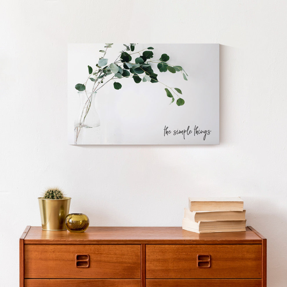 Eucalyptus Leaves The Simple Things 18x12 Canvas Wall Art