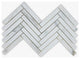 Calacatta Polished 1x6 Herringbone Marble Mosaic