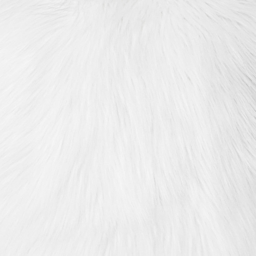 Arctic Fox Pillow - White
